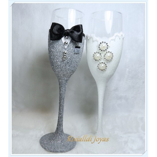 Copas para bodas "Brillantes"