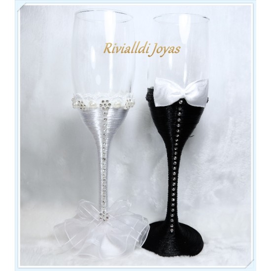 Copas para bodas "Romance"