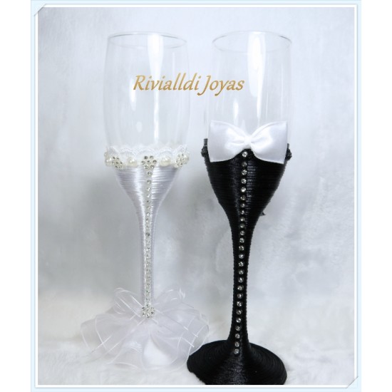 Copas para bodas "Romance"