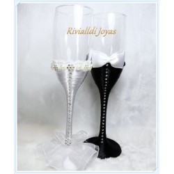 Copas para bodas "Romance"