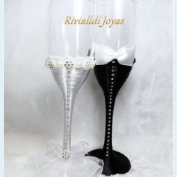 Copas para bodas "Romance"