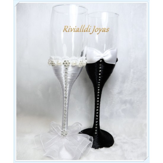 Copas para bodas "Romance"