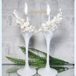 Copas  para bodas "Blanquita"