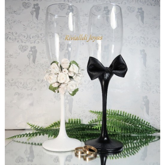 Copas para bodas "bouquet"