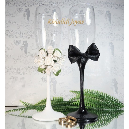 Copas para bodas "bouquet"