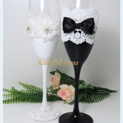 Copas de novios "Margarita"