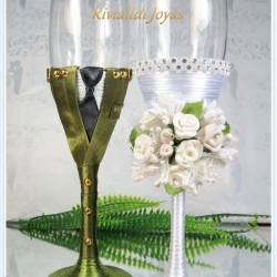 Copas para bodas "Militar"