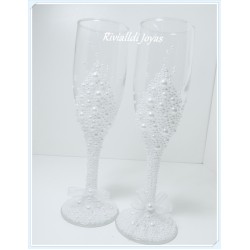 Copas para bodas "perlitas"