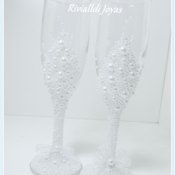 Copas para bodas "perlitas"