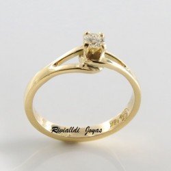 Anillo de compromiso "Abattita 10B"