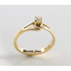 Anillo de compromiso "Abattita 10B"