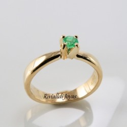 Anillo con esmeralda "Catalina"