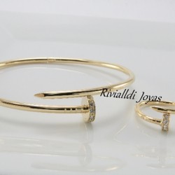 Set brazalete y anillo "Clauriviall"