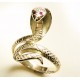 anillo serpiente "Cobra Real"