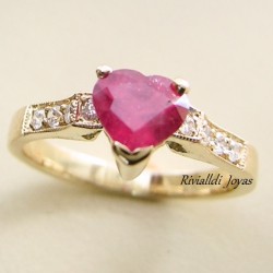 Anillo con rubi "Rubí Pasión"