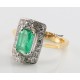 Anillo con esmeralda "Emiliana" Anillo con esmeralda "Emiliana"