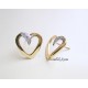 Aretes de oro "Corazones"